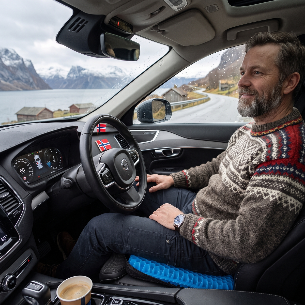 Nordskatt™ ArcticGel Ergonomisk Sittepute
