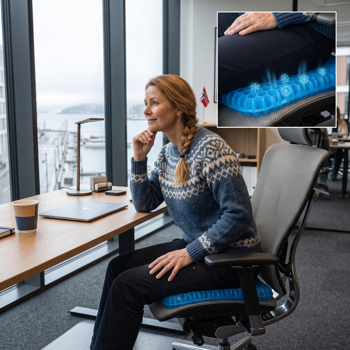 Nordskatt™ ArcticGel Ergonomisk Sittepute