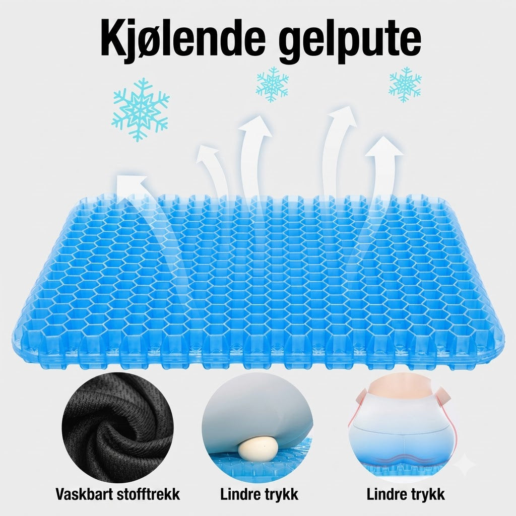 Nordskatt™ ArcticGel Ergonomisk Sittepute