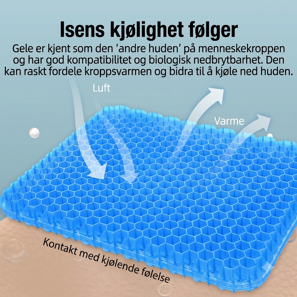 Nordskatt™ ArcticGel Ergonomisk Sittepute