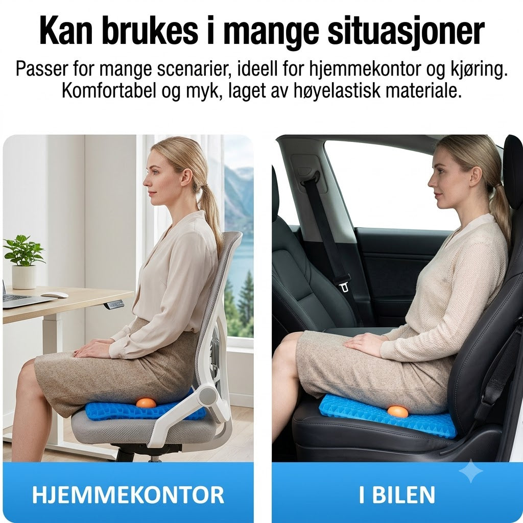 Nordskatt™ ArcticGel Ergonomisk Sittepute