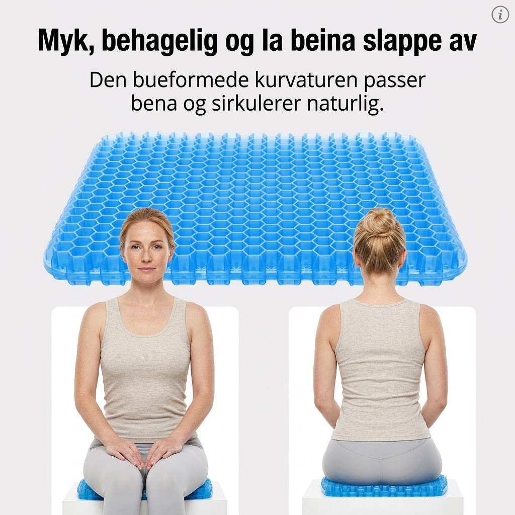 Nordskatt™ ArcticGel Ergonomisk Sittepute